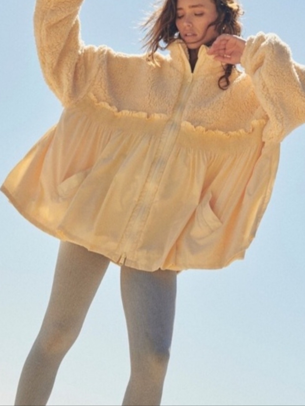 Free People Movement brand, Women's size xs, oversized jacket, Ain't she Lovely